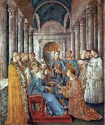 Fra Angelico St Sixtus Ordains St Lawrence oil
